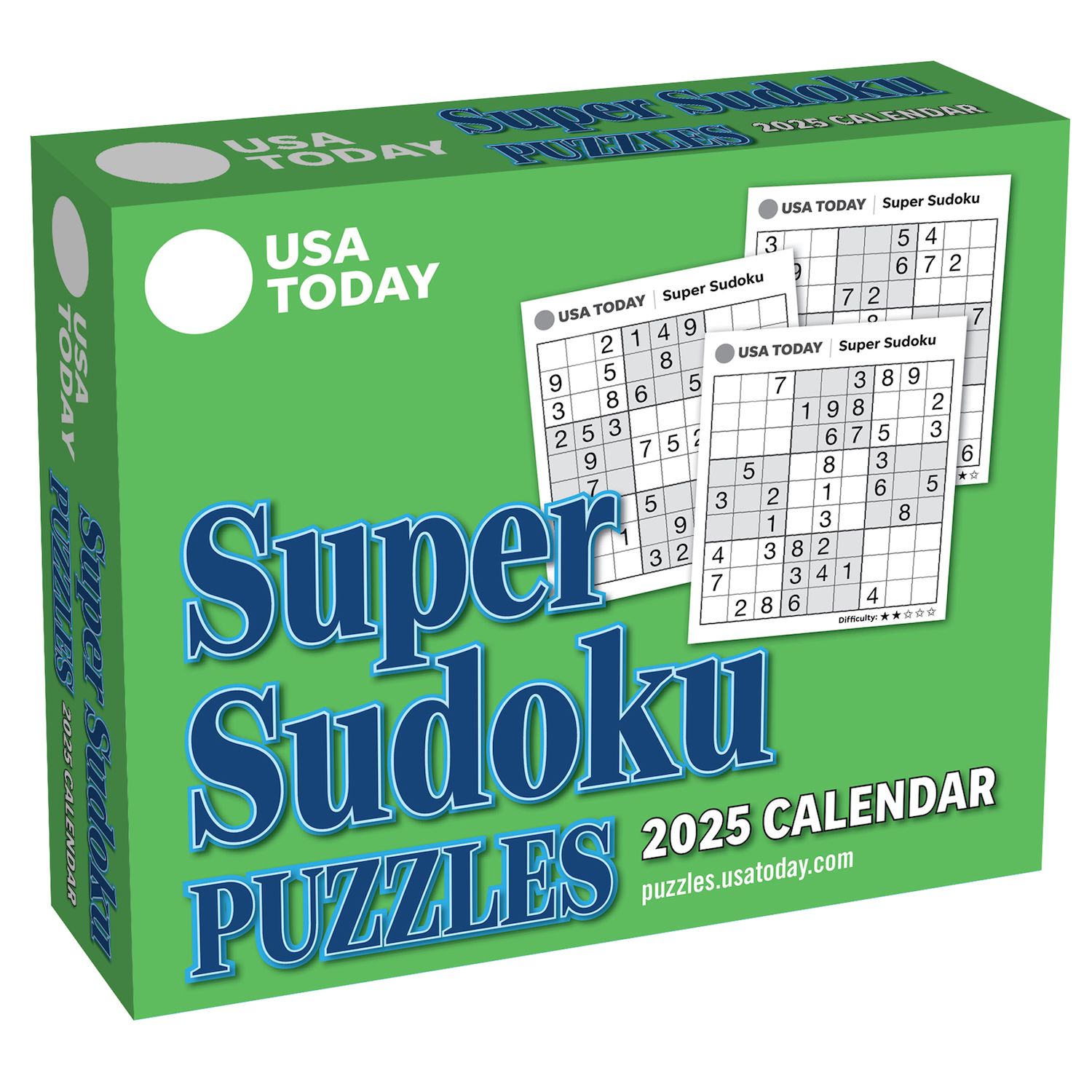 Andrews u0026 mcmeel usa today super sudoku 2025 day-to-day calendar