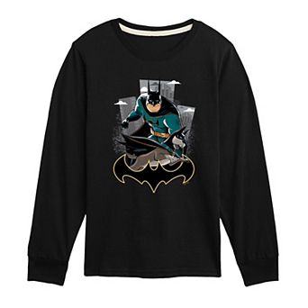 Boys 8-20 DC League of Super Pets Batman Ace Long Sleeve Graphic Tee