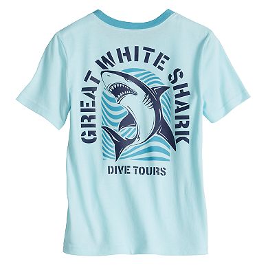 Boys 4-12 Jumping Beans® Short Sleeve Printed Pocket Tee