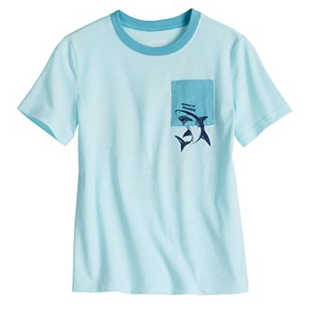 Boys 4-12 Jumping Beans® Short Sleeve Printed Pocket Tee