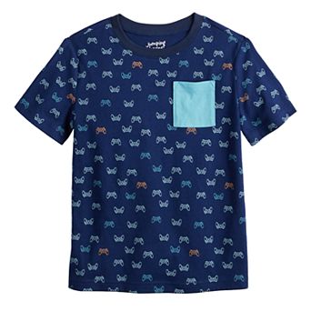 Boys 4-12 Jumping Beans® Short Sleeve Printed Pocket Tee