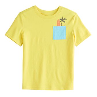 Boys 4-12 Jumping Beans® Short Sleeve Printed Pocket Tee