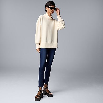 Women's Simply Vera Vera Wang Mid-Rise Denim Shaping Leggings