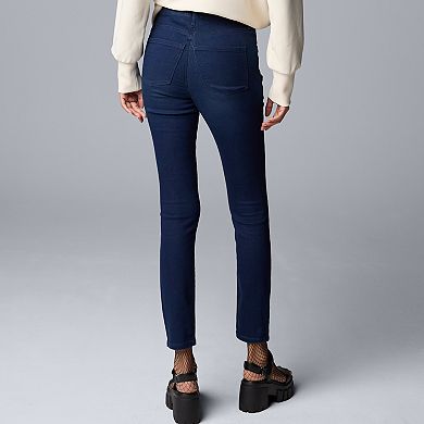 Women's Simply Vera Vera Wang Mid-Rise Denim Shaping Leggings