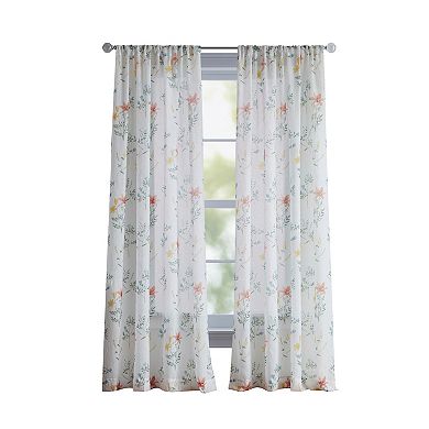 Curtainworks Primavera Crushed Voile Window Curtain Panel Set