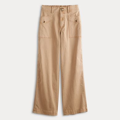 Petite Sonoma Goods For Life® Femme Patch Pocket Pants