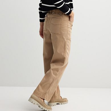 Petite Sonoma Goods For Life® Femme Patch Pocket Pants