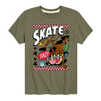 Boys 8-20 Looney Tunes Taz Skate Graphic Tee