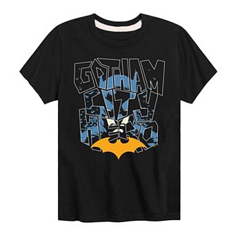 Boys 8-20 DC Comics Batman Gotham City Hero Graphic Tee