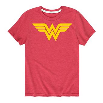 Boys 8-20 DC Comics Wonder Woman Logo Shield Graphic Tee