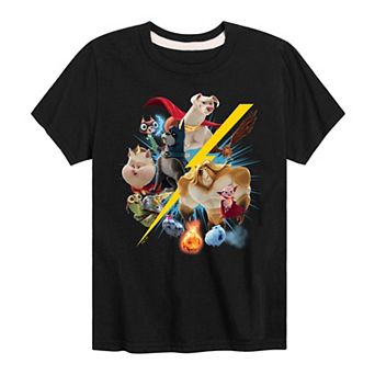 Boys 8-20 DC League of Super Pets vs Villains Graphic Tee