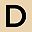Gold Tone D