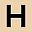 Gold Tone H
