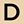 Gold Tone D