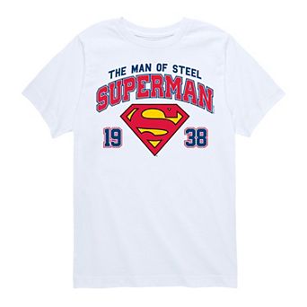 Boys 8-20 DC Comics Superman The Man Of Steel Graphic Tee