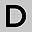 Silver Tone D