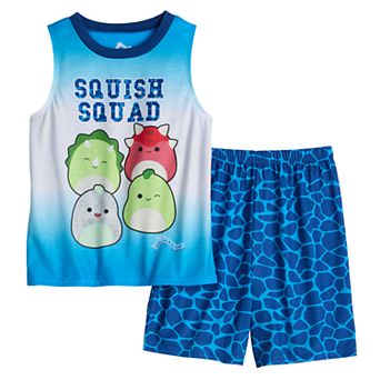 Boys 6-12 Squishmallows Pajama Tank & Pajama Short Set