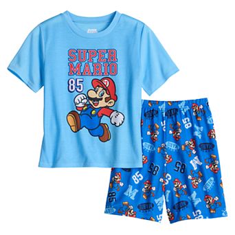 Boys 4-10 Nintendo Super Mario Pajama Top & Pajama Short Set