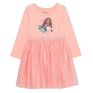 Disney's Moana Girls 4-12 Long Sleeve Graphic Tutu Dress by Jumping Beans®