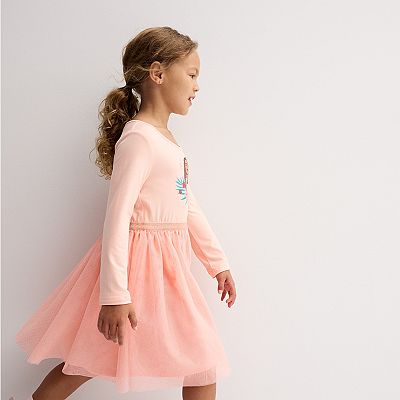 Disney's Moana Girls 4-12 Long Sleeve Graphic Tutu Dress by Jumping Beans