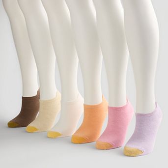 Women's GOLDTOE® 6 pk Henley Tab No-Show Socks
