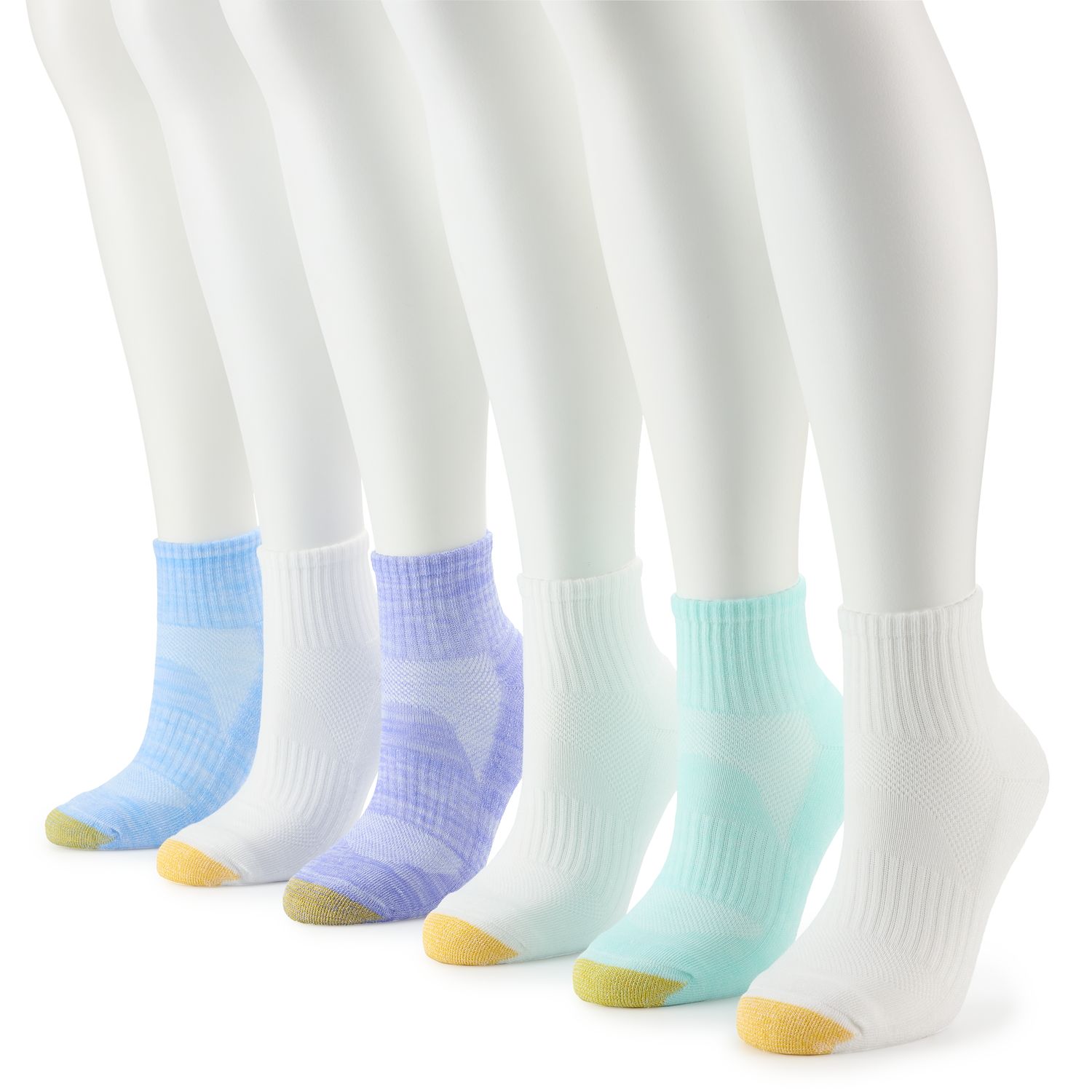 thumbnail image 2 of CLARKS Mens Half Cushion Crew Socks Khaki Brown 6 Pairs (MSRP $25 2 of 14