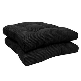 Sweet Home Fluffy Memory Foam Non-Slip Chair Cushion Pad 2 pk