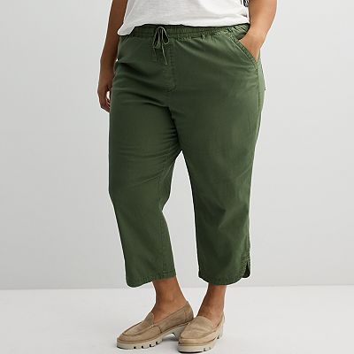 Kohls capri pants plus size shop