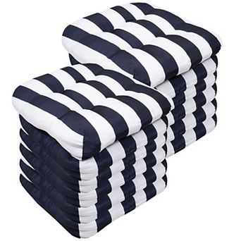 Sweet Home Havana Striped Tufted Patio Seat Cushion 12 pk