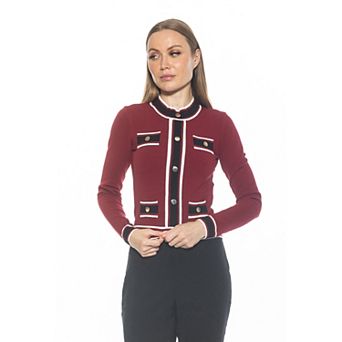 Women's ALEXIA ADMOR Kiley Long Sleeve Button Down Jacket Top