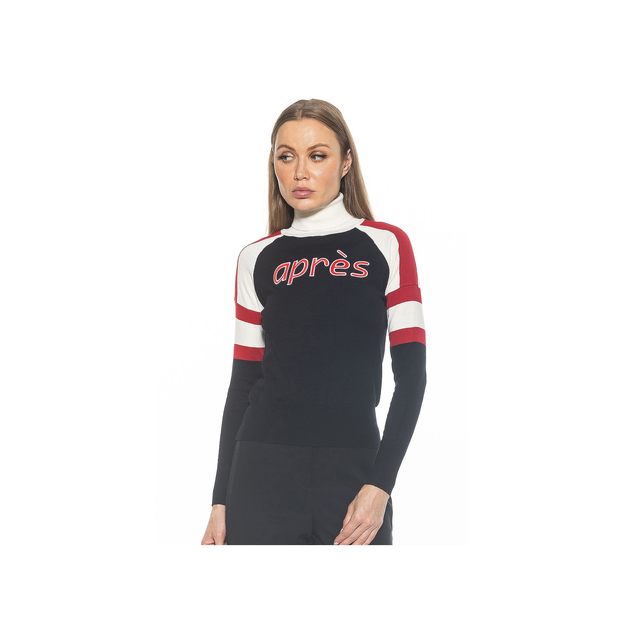 Womens ALEXIA ADMOR Jenni Long Sleeve Knit Turtleneck Sweater, Size: XS, B
