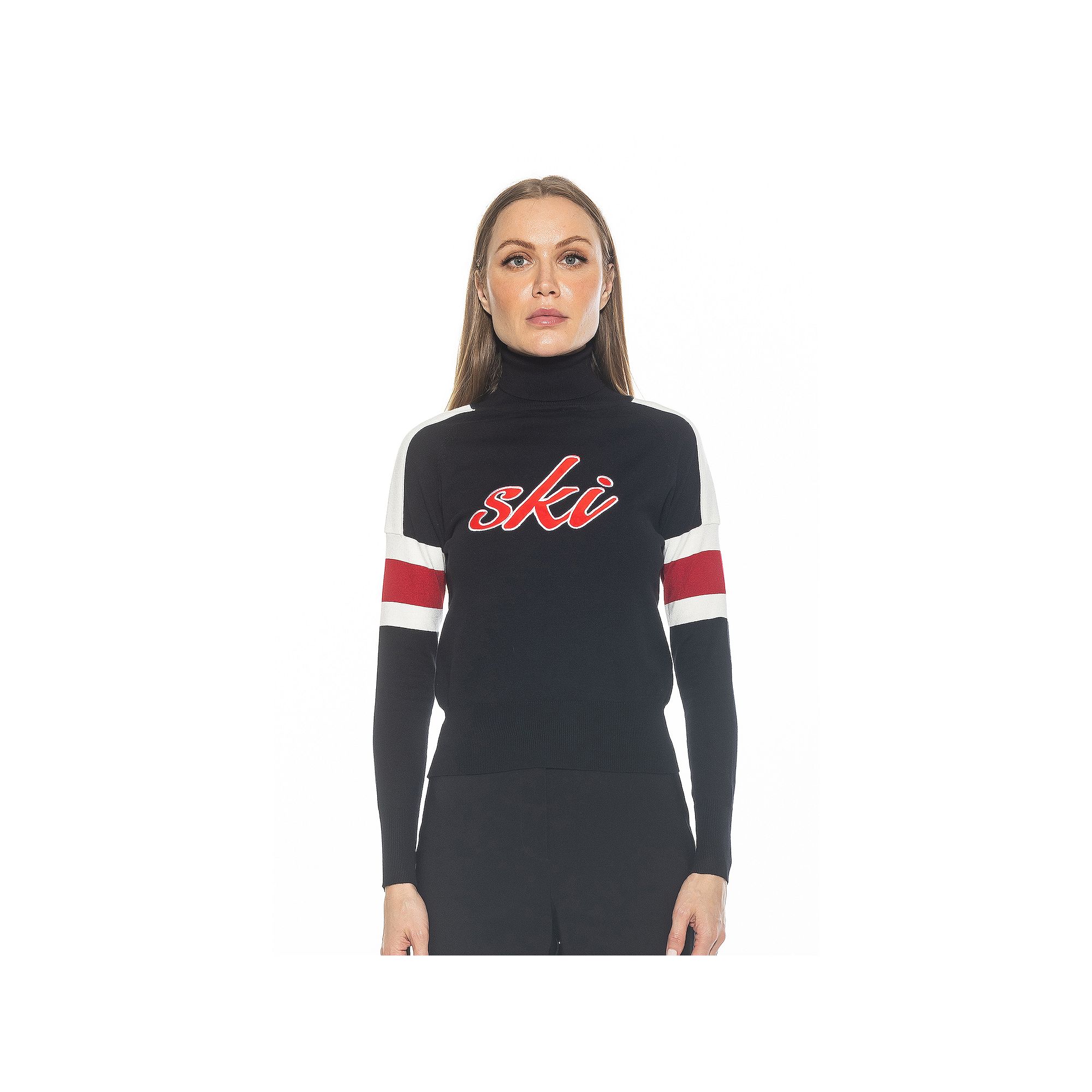 Womens ALEXIA ADMOR Jenni Long Sleeve Knit Turtleneck Sweater, Size: XS, B