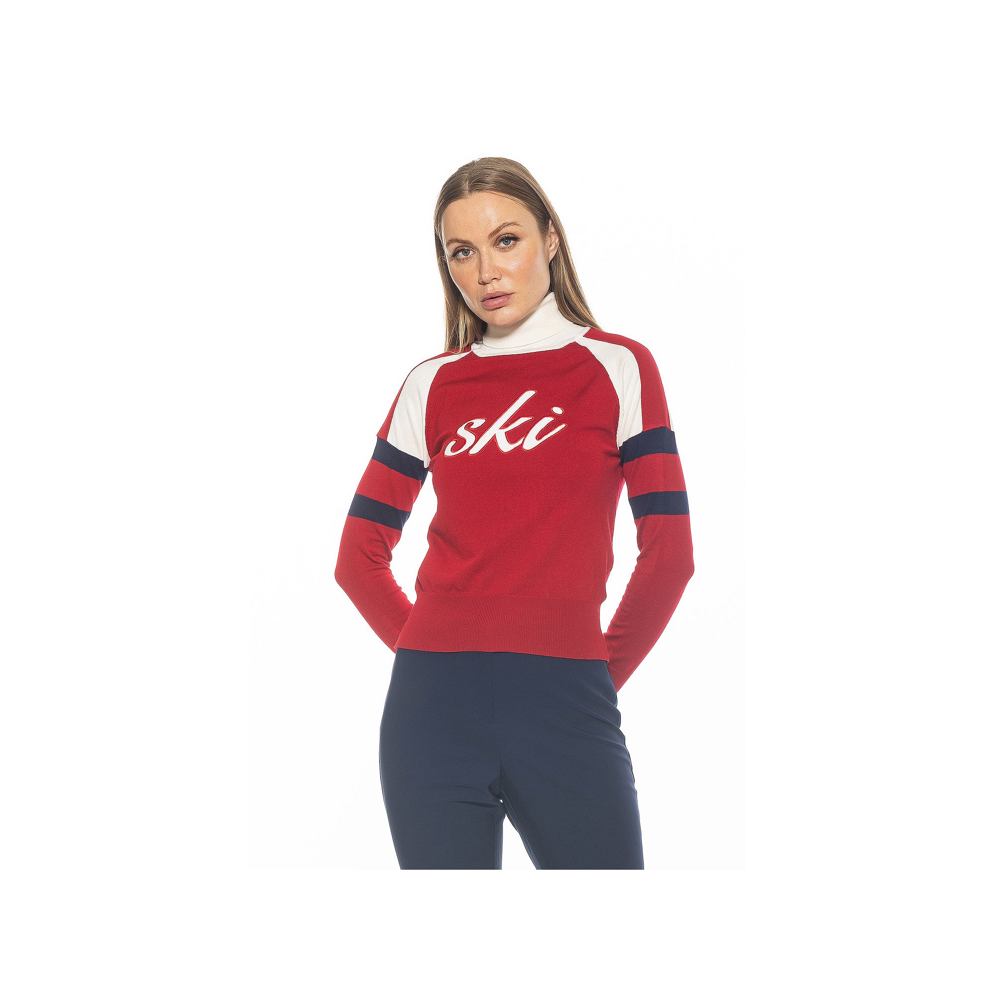 Womens ALEXIA ADMOR Jenni Long Sleeve Knit Turtleneck Sweater, Size: XS, R