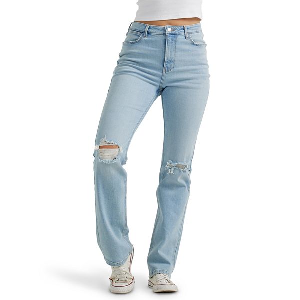 Women's Wrangler High Rise Straight-Leg Jeans - Misty Blue (18X34)