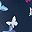 Navy Butterflies