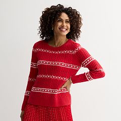Red sweater kohls sales