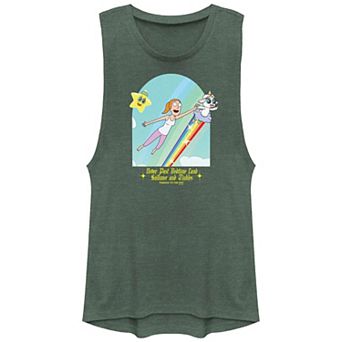 Juniors' Rick And Morty Friends To The End Graphic Tank Top
