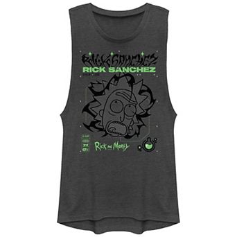Juniors' Rick And Morty Rick Sanchez Poster Graphic Tank Top
