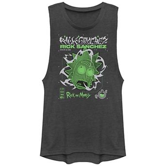 Juniors' Rick And Morty Rick Sanchez Poster Graphic Tank Top