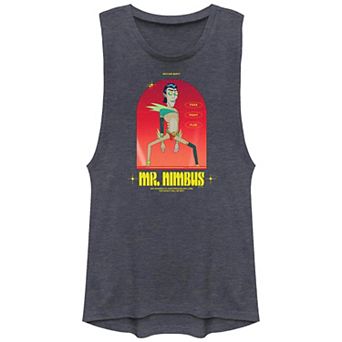 Juniors' Rick And Morty Mr. Nimbus Poster Graphic Tank Top