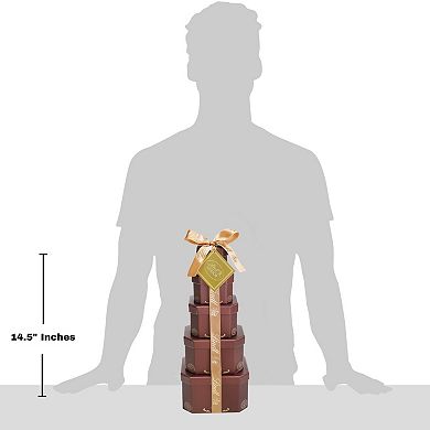Alder Creek Gift Baskets Decadent Lindt Chocolate Gift Tower