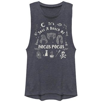 Disney's Hocus Pocus It's A Bunch Of Hocus Pocus Doodles Juniors' Graphic Tank Top