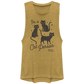 Disney's Hocus Pocus Binx I'm A Cat Person Juniors' Graphic Tank Top