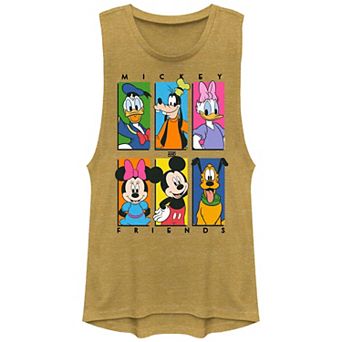 Disney's Mickey Mouse & Friends Mickey Friends Banners Juniors' Graphic Tank Top