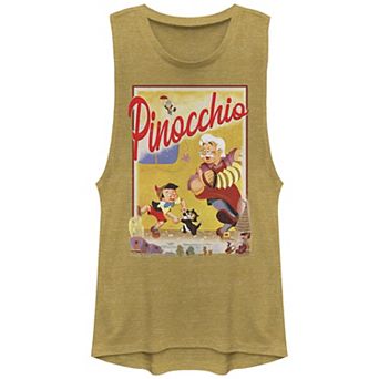 Disney's Pinocchio Happy Dance Juniors' Graphic Tank Top