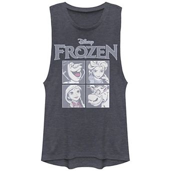 Disney's Frozen Happy Portraits Juniors' Graphic Tank Top