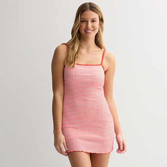 Juniors' SO® Crinkle Knit Mini Dress