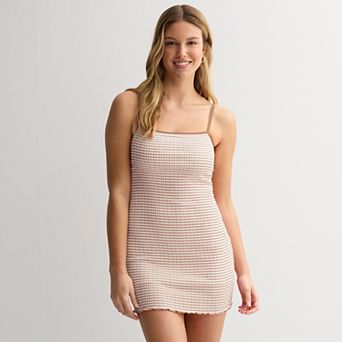 Juniors' SO® Crinkle Knit Mini Dress