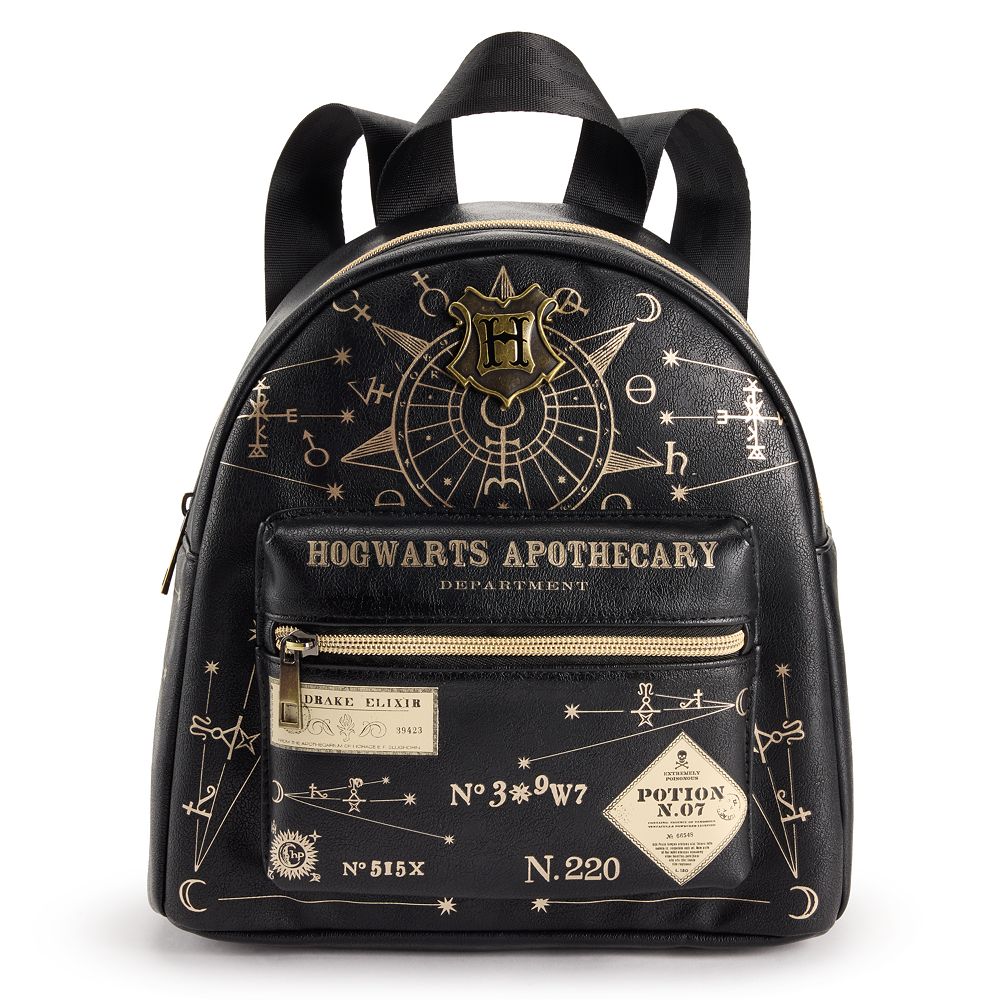harry potter hogwarts alumni mini backpack Loungefly Golden Castle He is summoned from his dreary life in the cupboard under the stairs to study at Hogwarts Harry Potter Hogwarts Apothecary Department