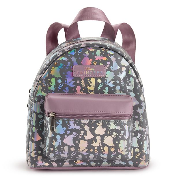 Disney Disneys Princess Iridescent Holographic Foil Mini Backpack Multi